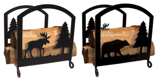 Moose & Bear Wood Rack
