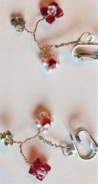 Clip-on Earrings with Holiday Flair