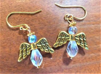 Golden Angels Earrings